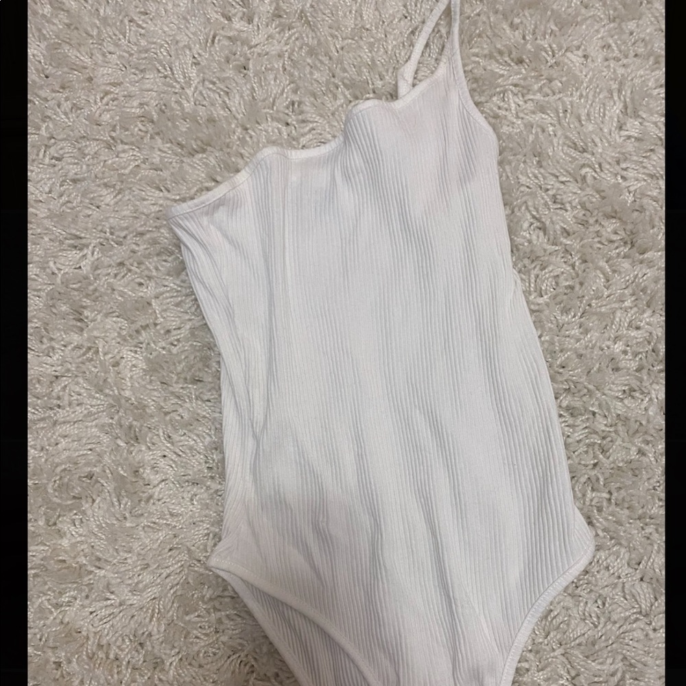 Princess Polly white one shoulder bodysuit